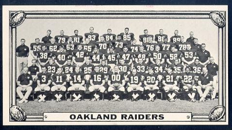 17 Oakland Raiders